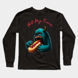 Hot Dog Monster Long Sleeve T-Shirt